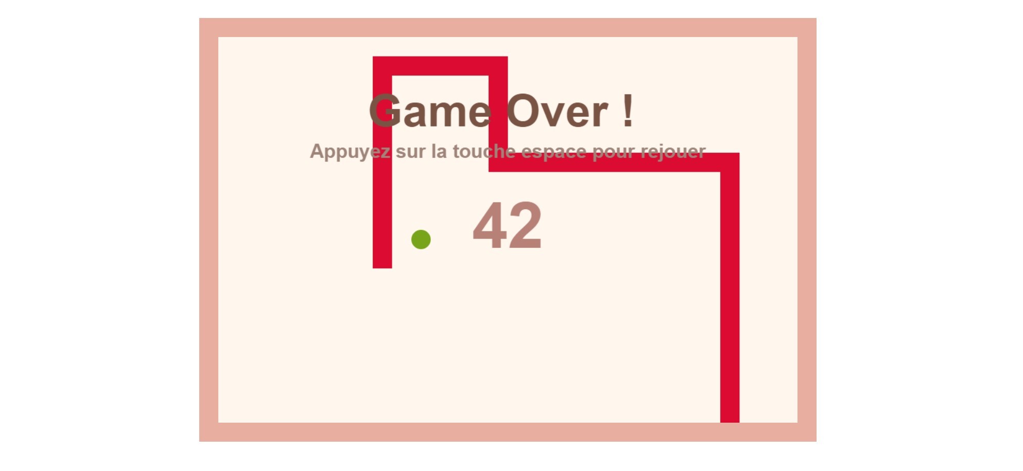 création app jeu snake